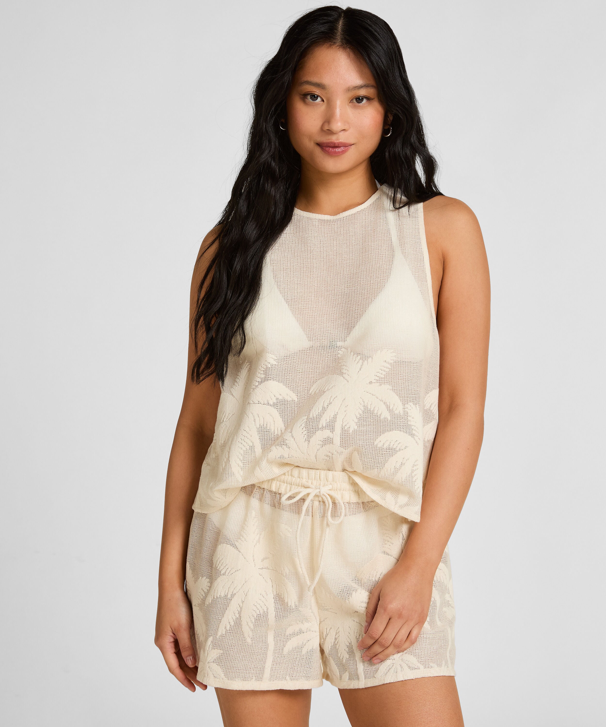 Beach Short Palm, Wit