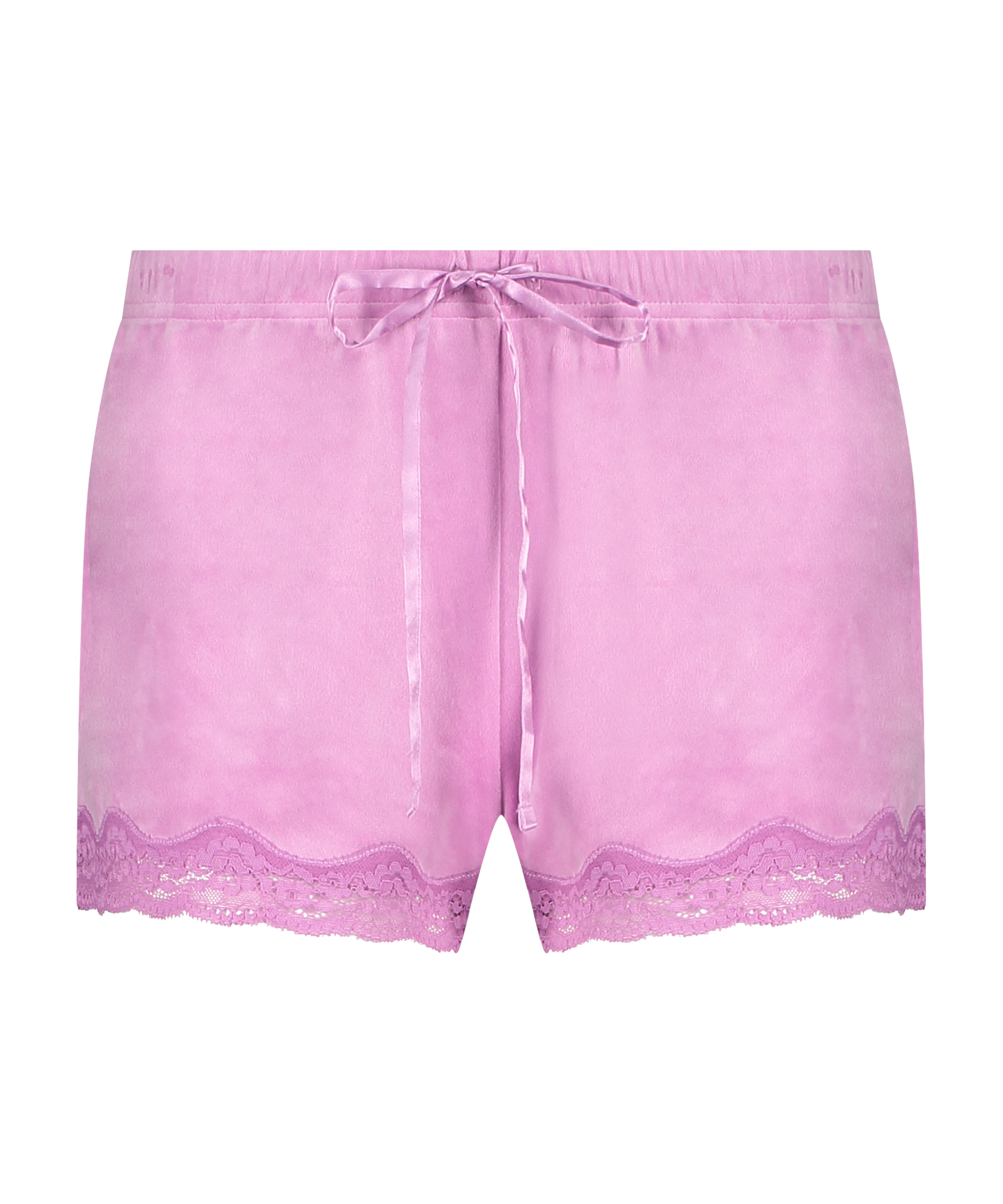 Shorts Velours Lace, Roze, main