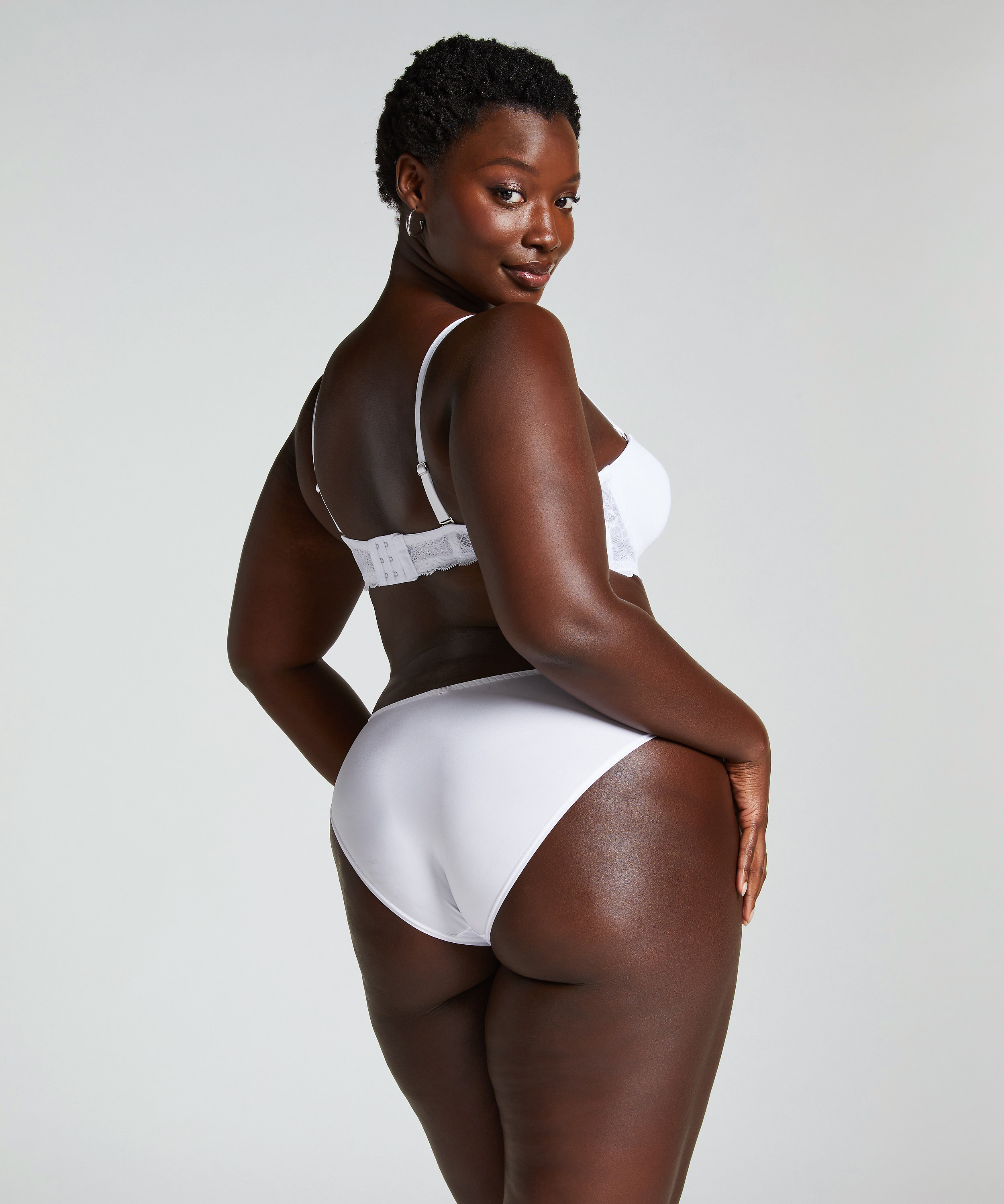 Lot de 2 slips Angie, Blanc, main