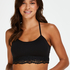 Seamless bralette Marine, Zwart
