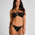 Bandeau bikini top Bahamas, Zwart