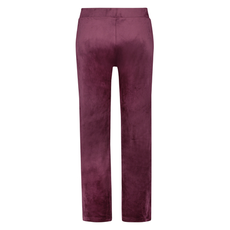 Pyjamabroek velours, Rood