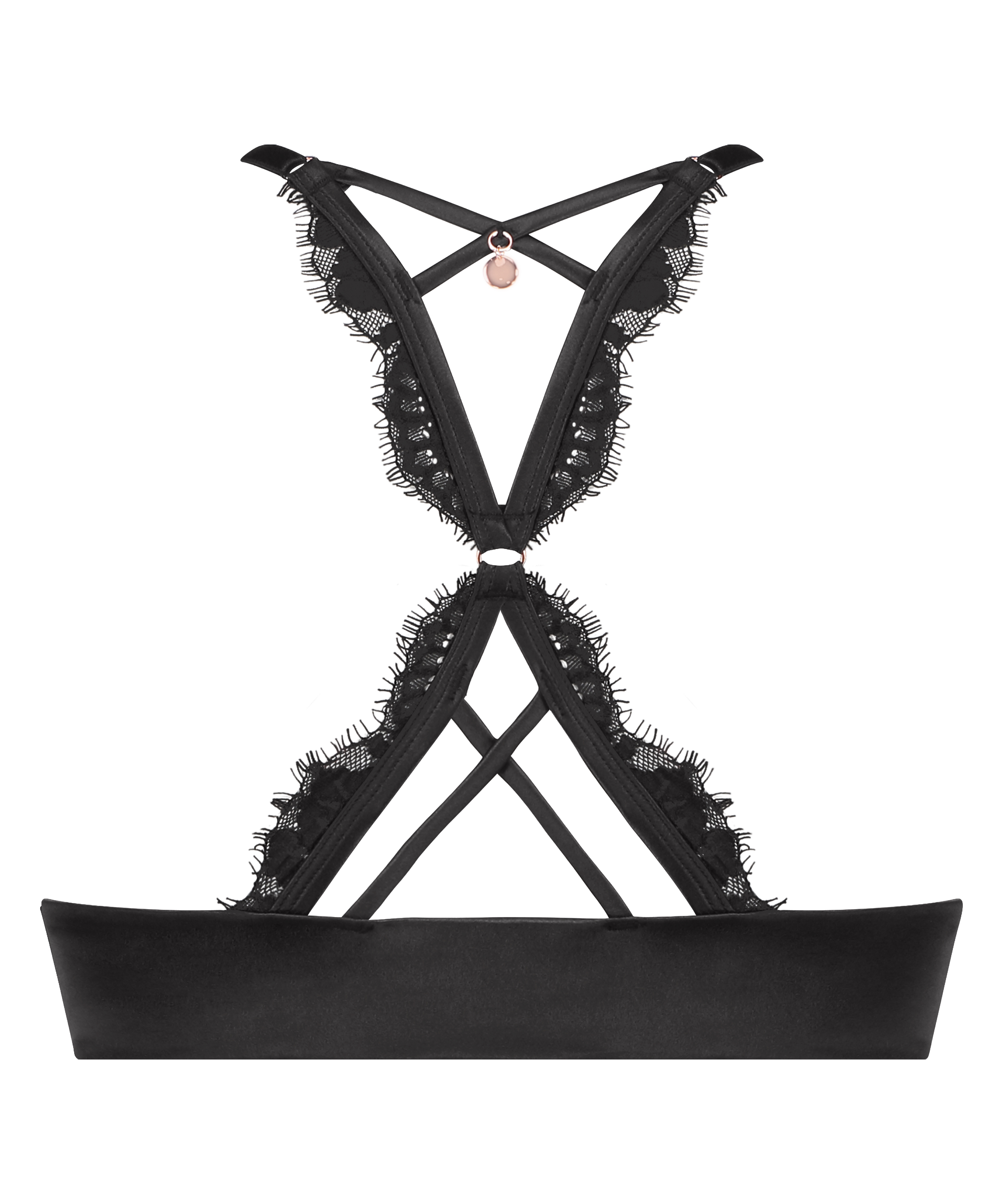 Soutien-gorge push-up à armatures préformé Chalice, Noir, main