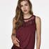 Top Jersey Lace, Rouge