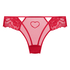 Slip brésilien Amy Heart, Rouge
