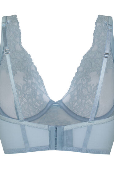 Hunkemöller Niet-Voorgevormde Longline Beugel Bh Rosie Blauw, foto 2