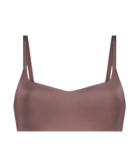 Soutien-gorge sans armatures préformé, Brun
