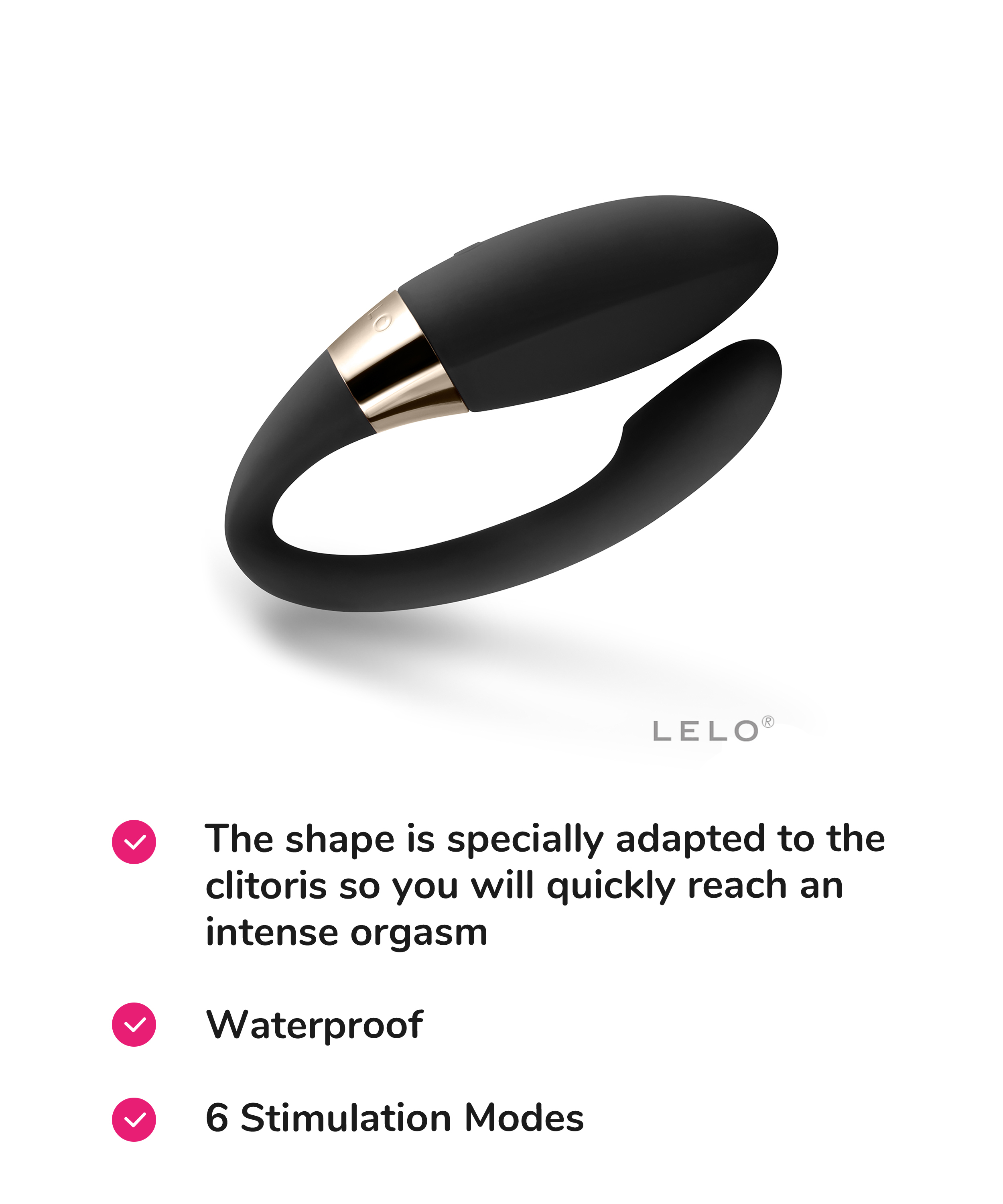 LELO NOA™, Noir, main