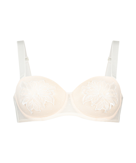 Voorgevormde strapless beugel bh Amelia, Wit