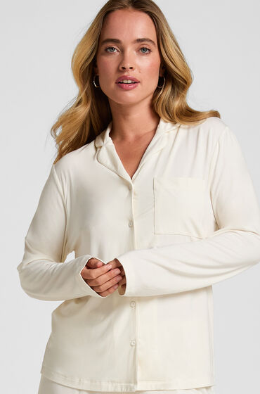 Hunkemöller Jacket Jersey Essential Wit