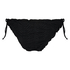 Slip de Bikini Crochet, Noir