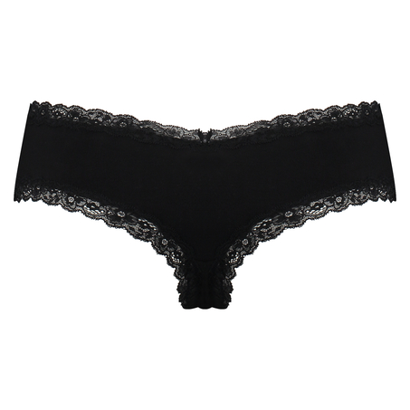 Slip brésilien V-shape, Noir