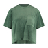 Top Velours Pocket, Groen