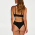 Soutien-gorge &agrave; armatures pr&eacute;form&eacute; longline sans bretelles Eden, Noir
