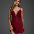 Slipdress Satin Holly, Rood