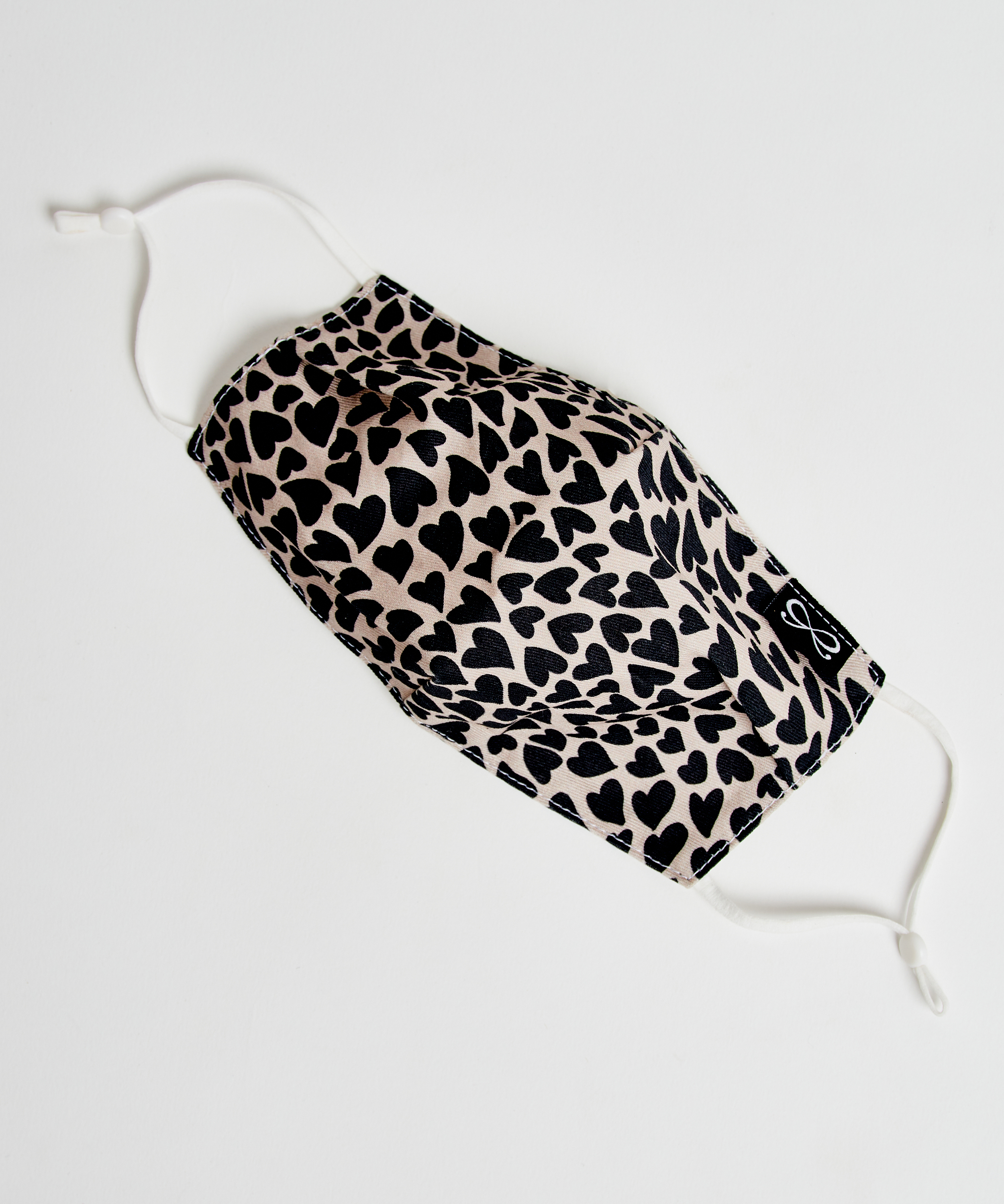 Masque Coton, Brun, main