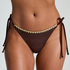 Cheeky Tanga Bikinibroekje Crochet, Bruin