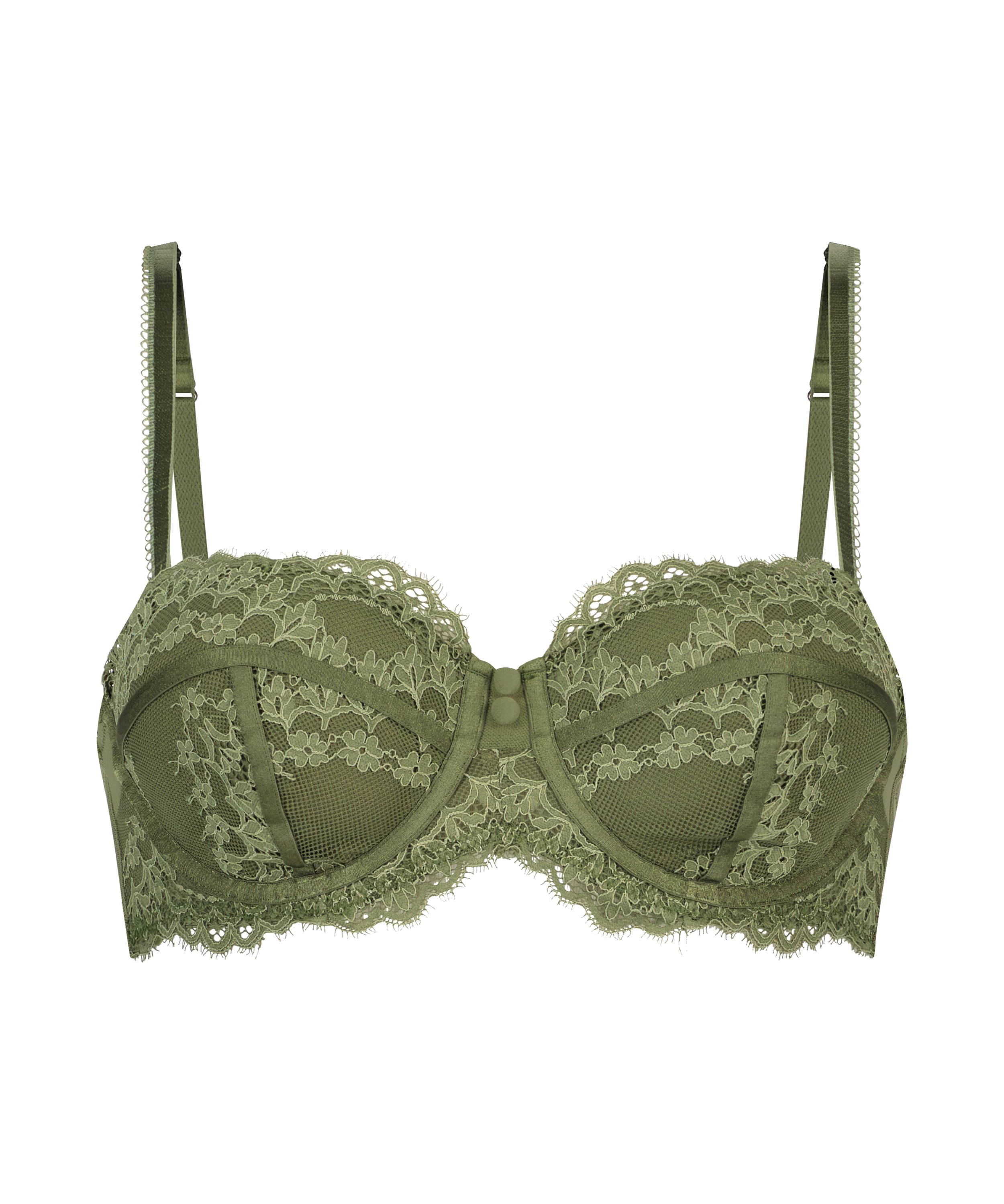 Voorgevormde strapless beugel bh Daisy, Groen, main