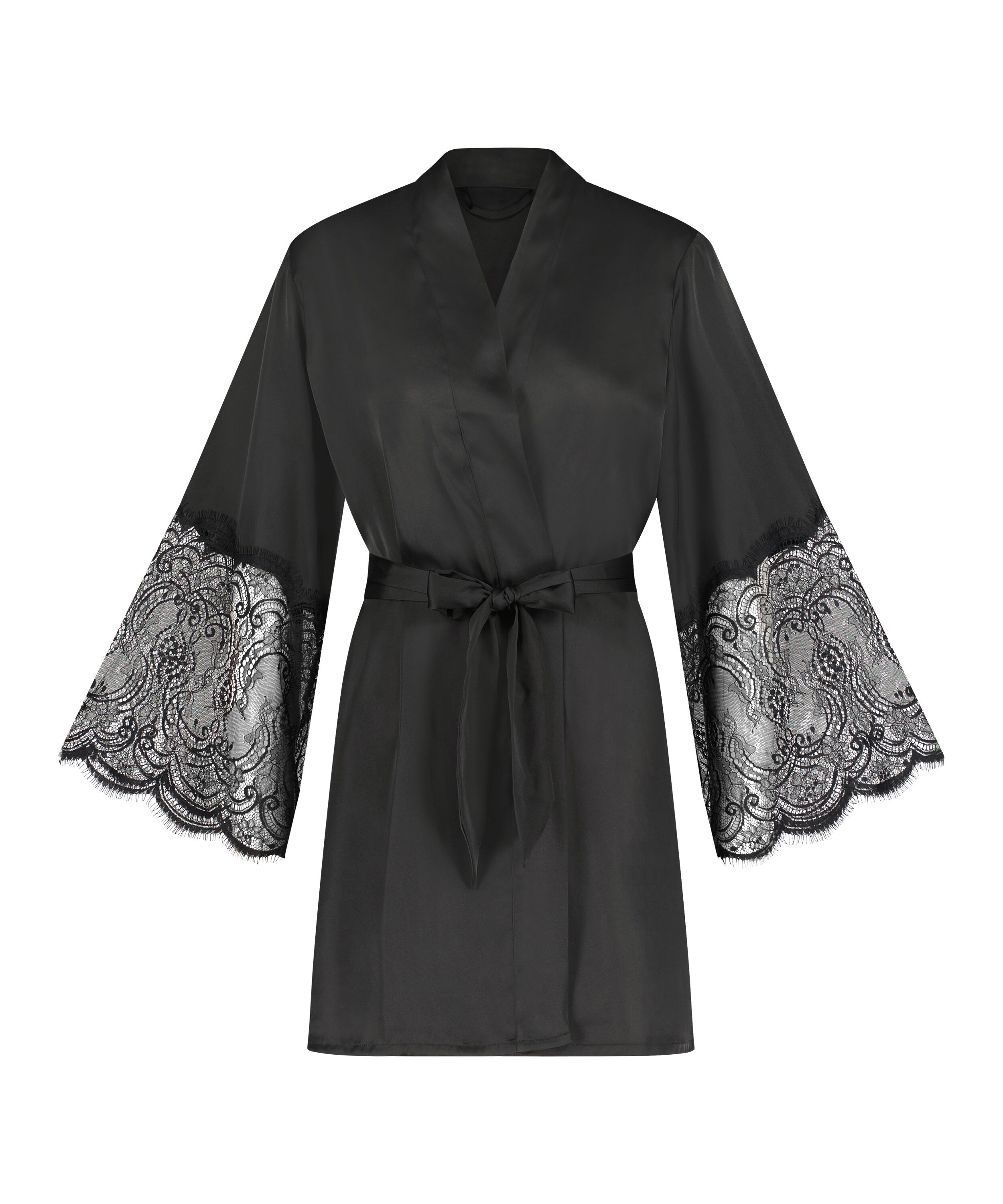 Kimono Satin, Noir