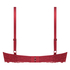 Voorgevormde push-up beugel bh Marine, Rood