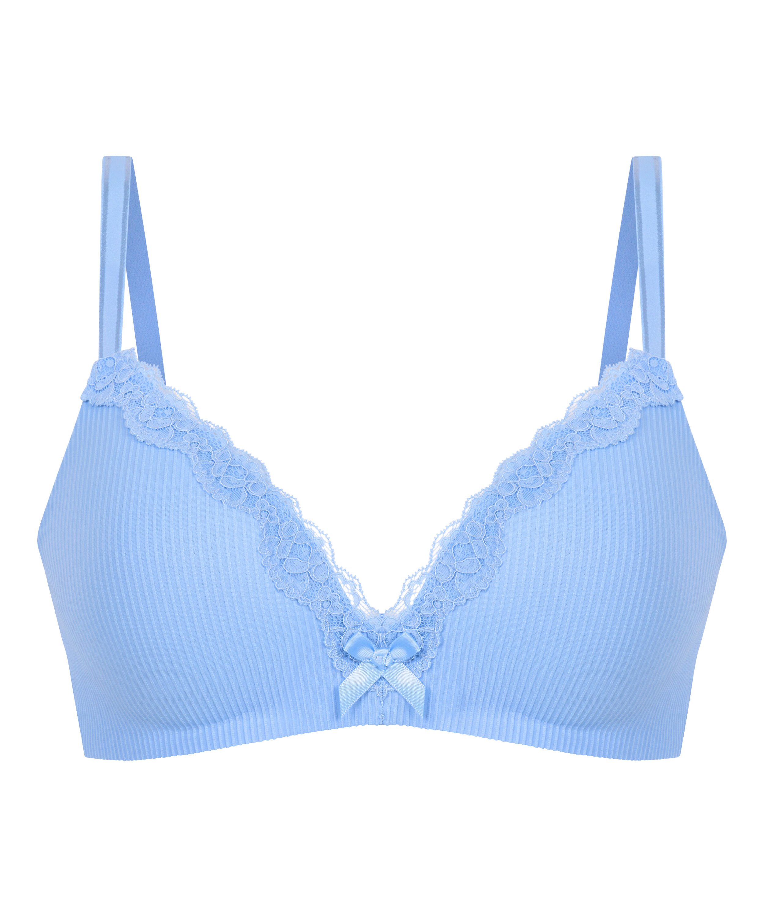Soutien-gorge sans armature pr&eacute;form&eacute; Lola, Bleu