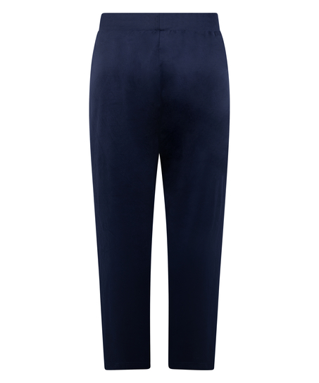 Pantalon de pyjama velours, Bleu