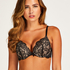 Soutien-gorge push-up &agrave; armatures pr&eacute;form&eacute; Teddy, Noir
