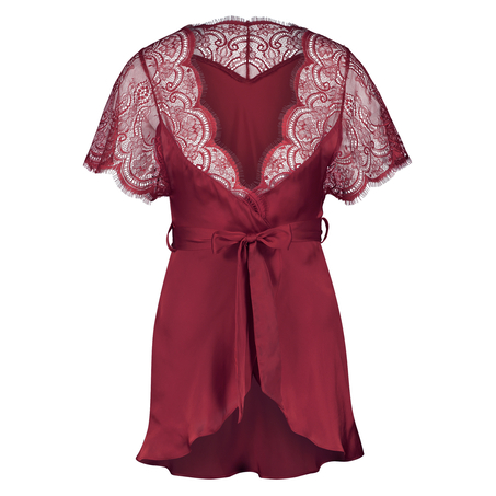 Kimono Cap Sleeve, Rouge