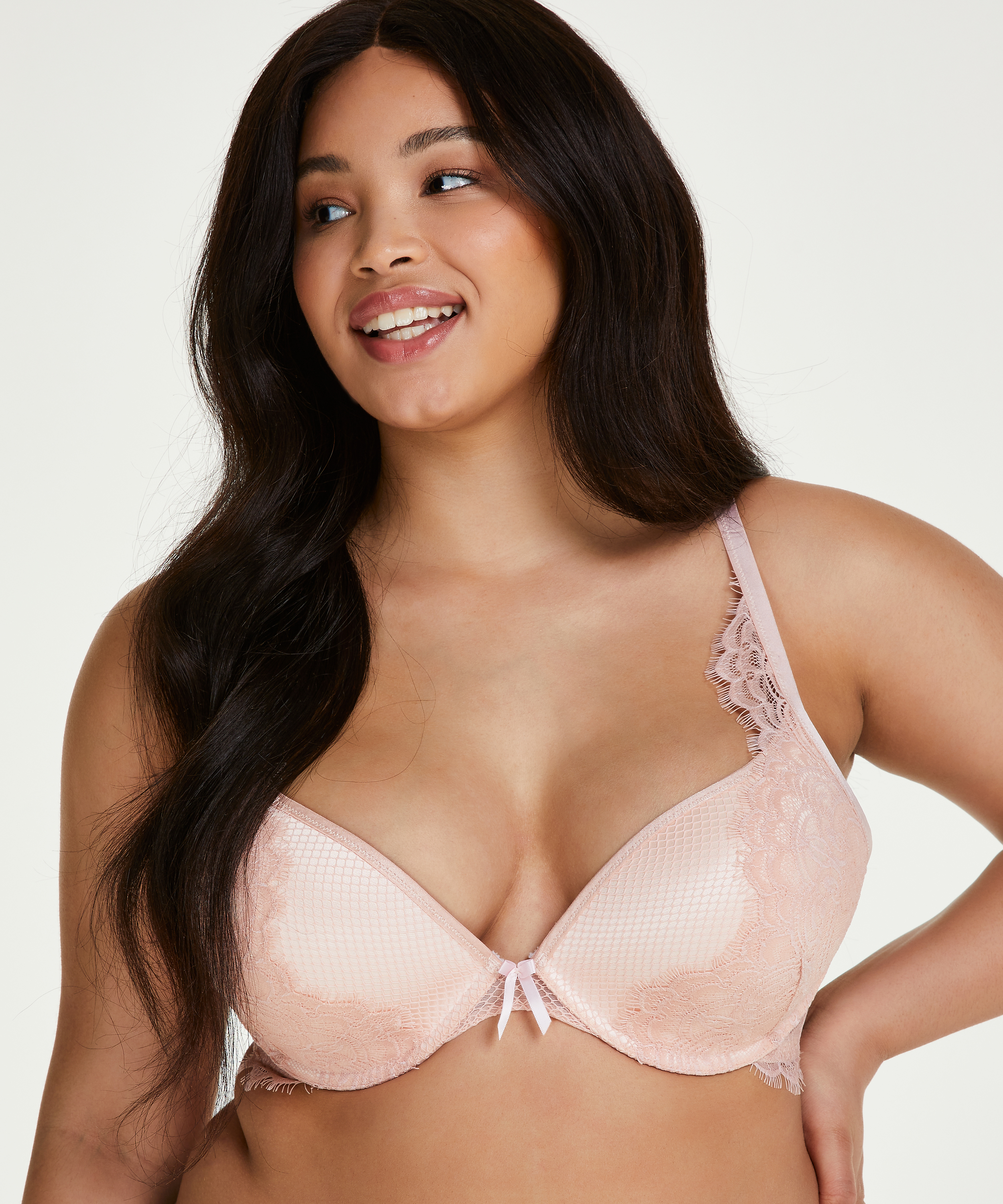 Soutien-gorge push-up rembourr&eacute; Yves, Beige, main