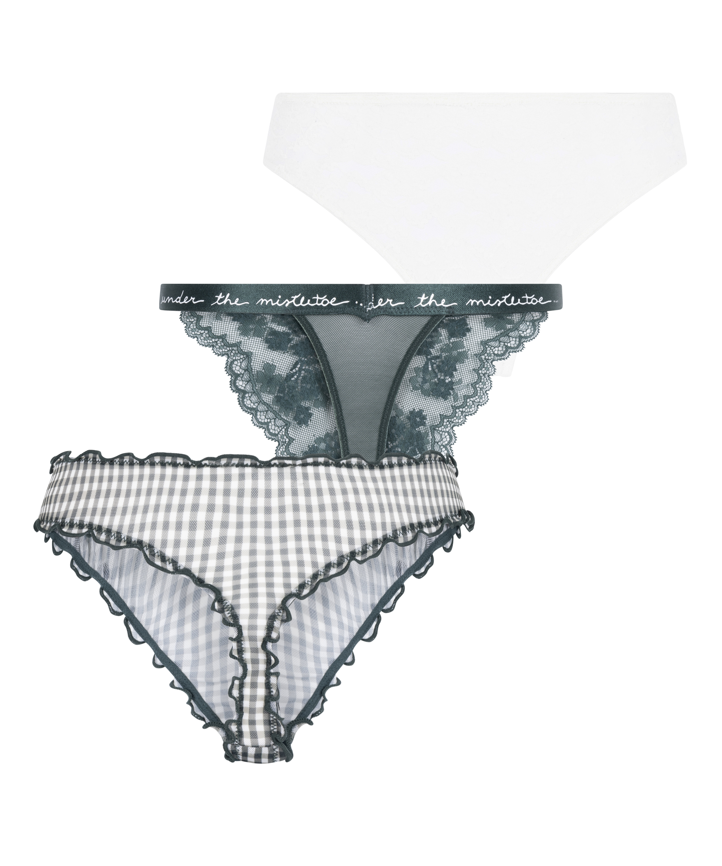 Cadeauset Kerst string, Groen, main