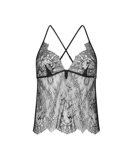 Cami Lace Delphine, Zwart