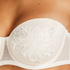 Voorgevormde strapless beugel bh Amelia, Wit