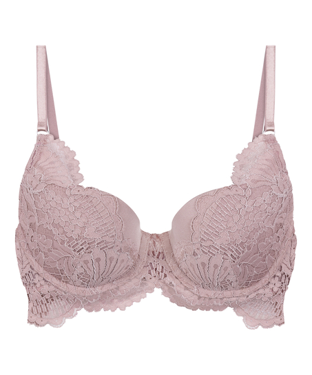 Soutien-gorge &agrave; armatures rembourr&eacute; longline Essie, Pourpre