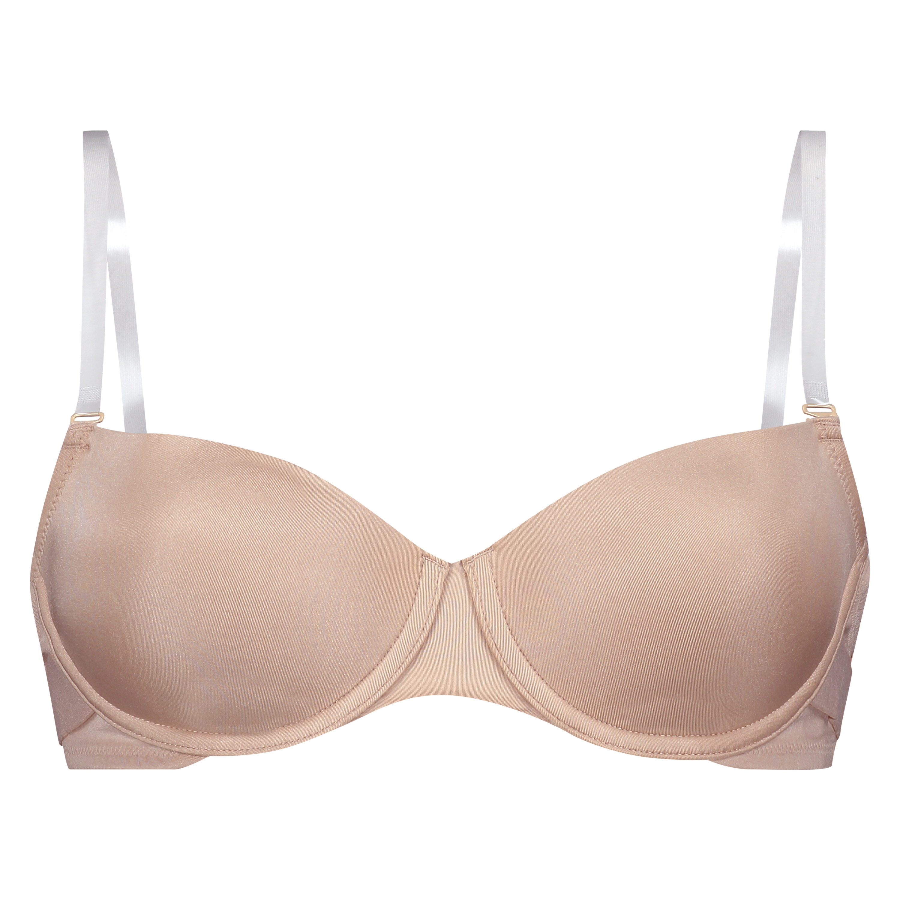 Soutien-gorge à armatures préformé Transparent Back, Beige, main