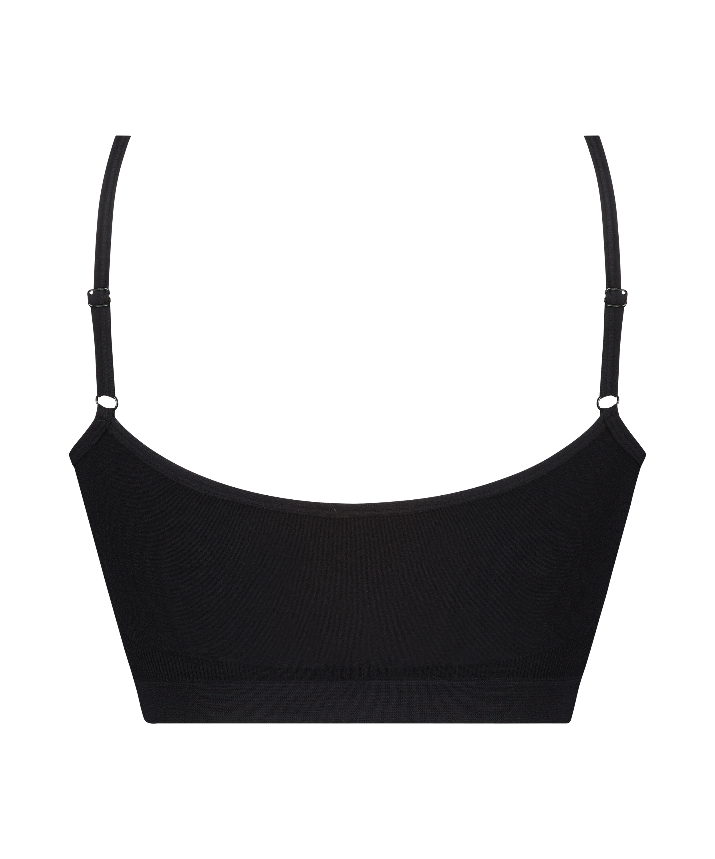 Strappy bralette, Zwart, main