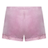 Short velours dentelle, Pourpre