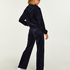 Joggingbroek Velours, Blauw