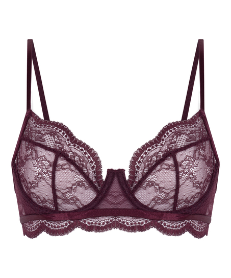 Soutien-gorge non-rembourré à armatures Isabelle, Pourpre