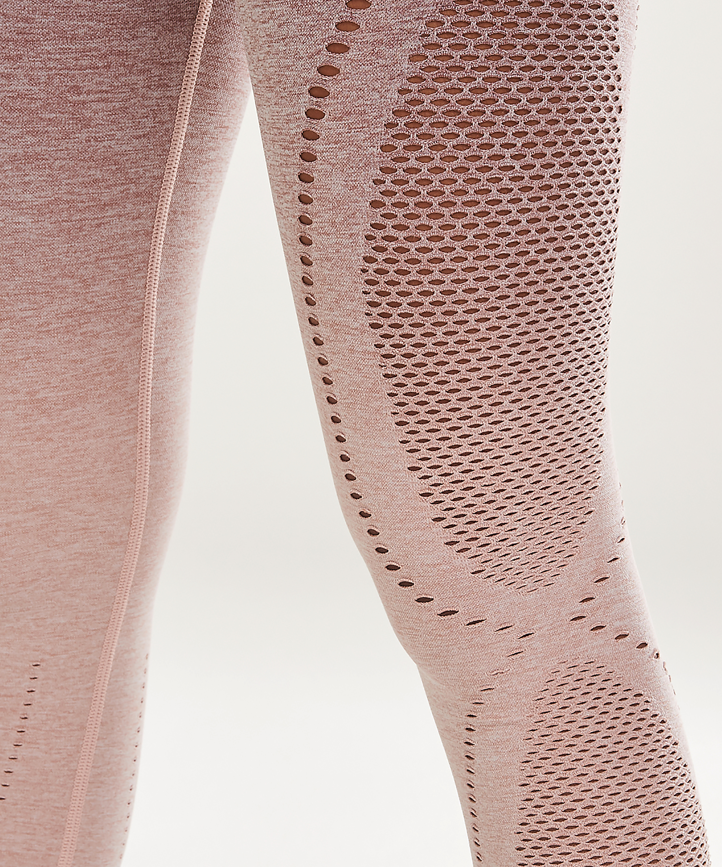 HKMX Legging sport taille haute roundknit ombre, Rose, main