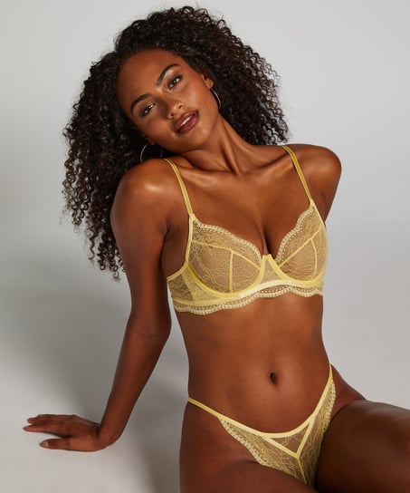 Soutien-gorge non-rembourré à armatures Isabelle, Jaune