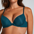 Soutien-gorge &agrave; armatures pr&eacute;form&eacute; Plunge, Bleu