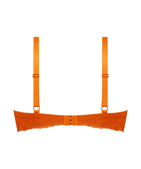 Soutien-gorge &agrave; armatures non-pr&eacute;form&eacute; Marine, Orange