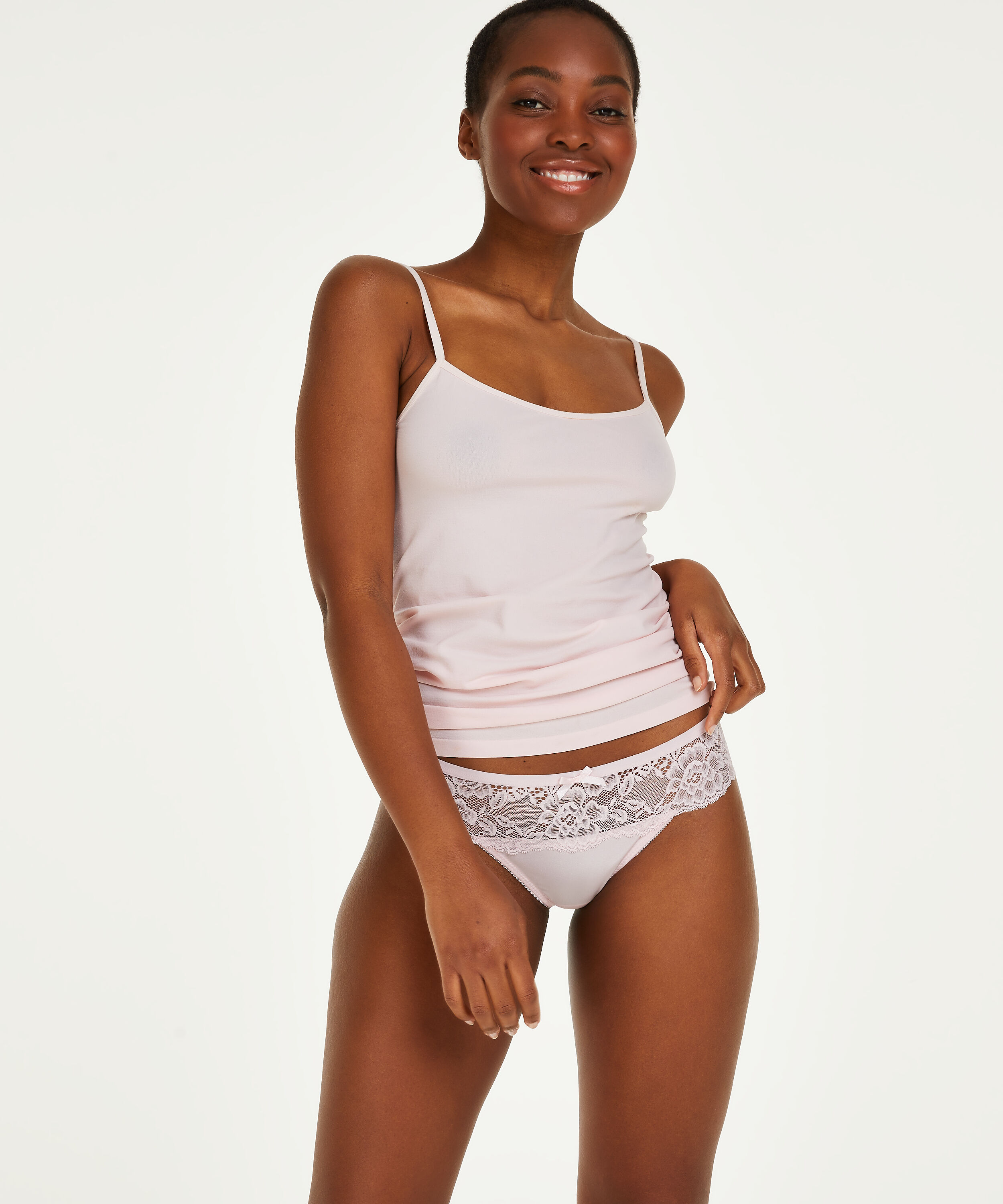 Boxer string Bianca, Rose