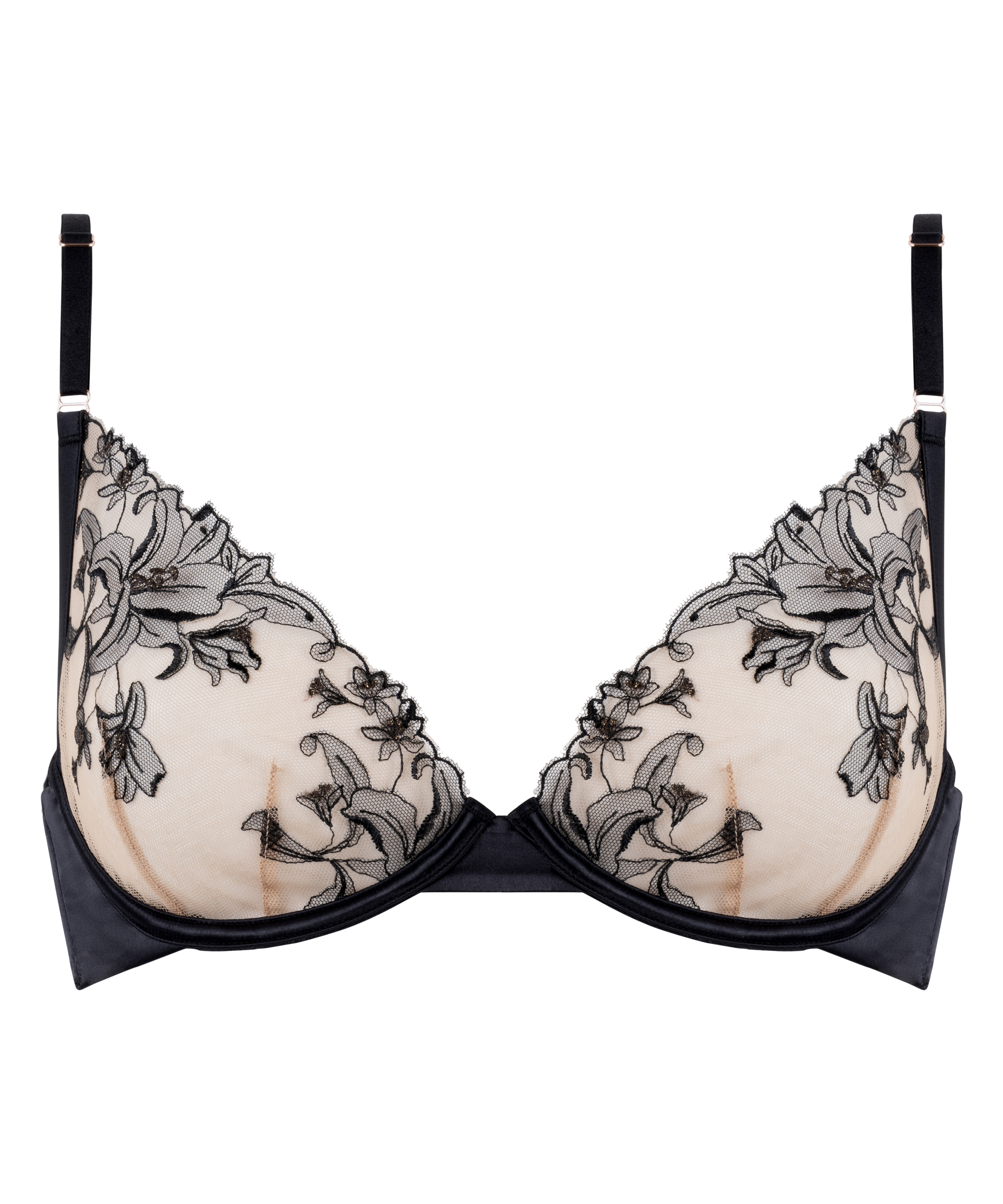 Niet-voorgevormde beugel bh Anouk, Zwart, main