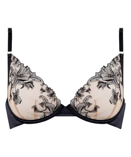 Niet-voorgevormde beugel bh Anouk, Zwart