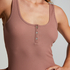 Singlet Henley, Brun