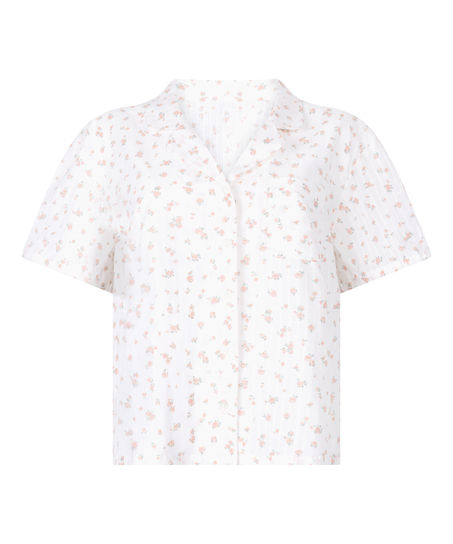 Veste de pyjama, Blanc