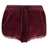 Pyjama short velours, Rood