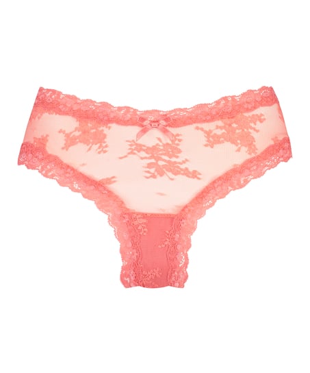 Brazilian V-shape mesh, Roze