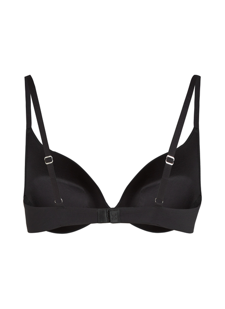 Voorgevormde push-up beugel bh Smooth, Zwart